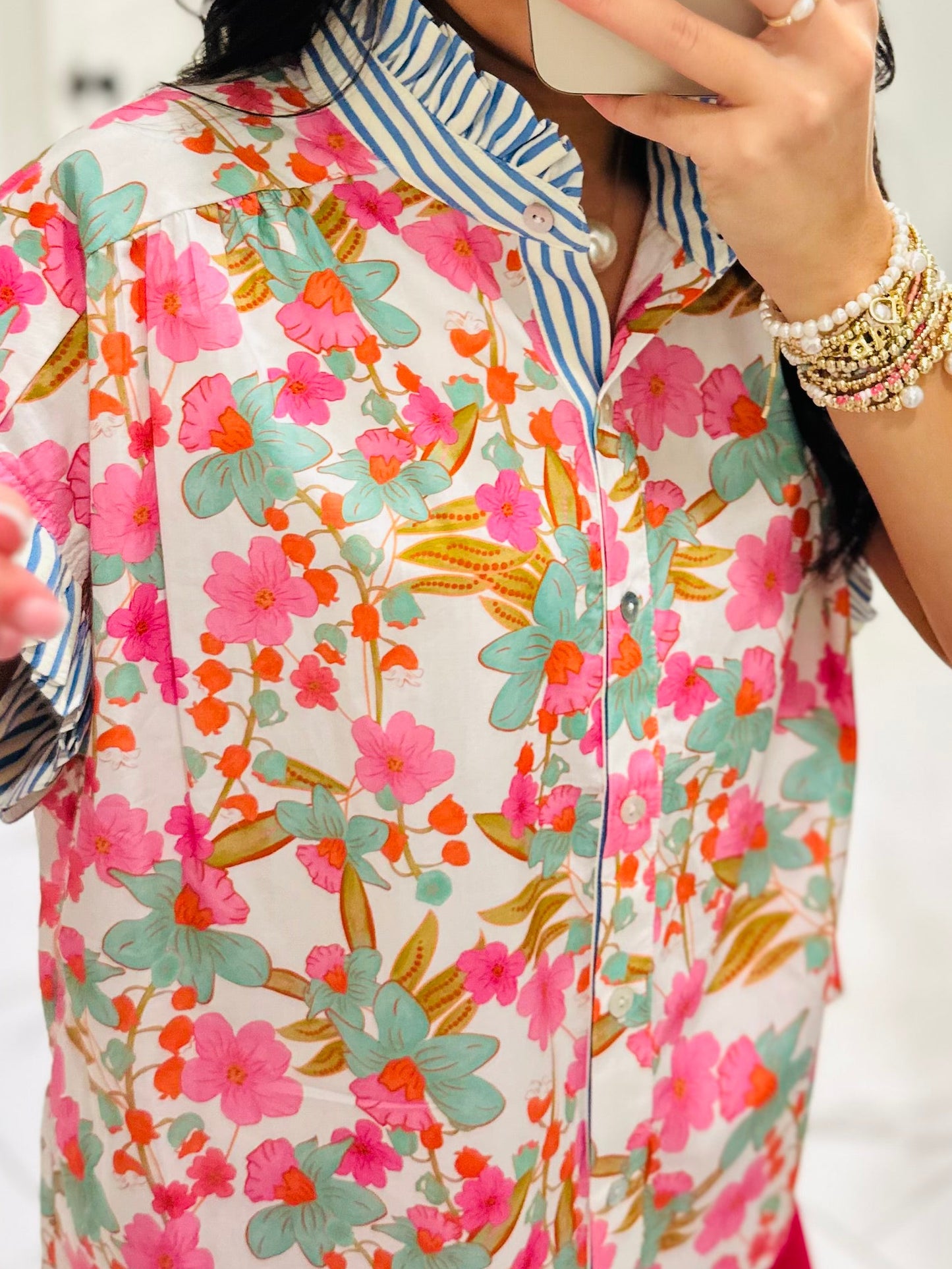 The Julie Floral Blossoms Top
