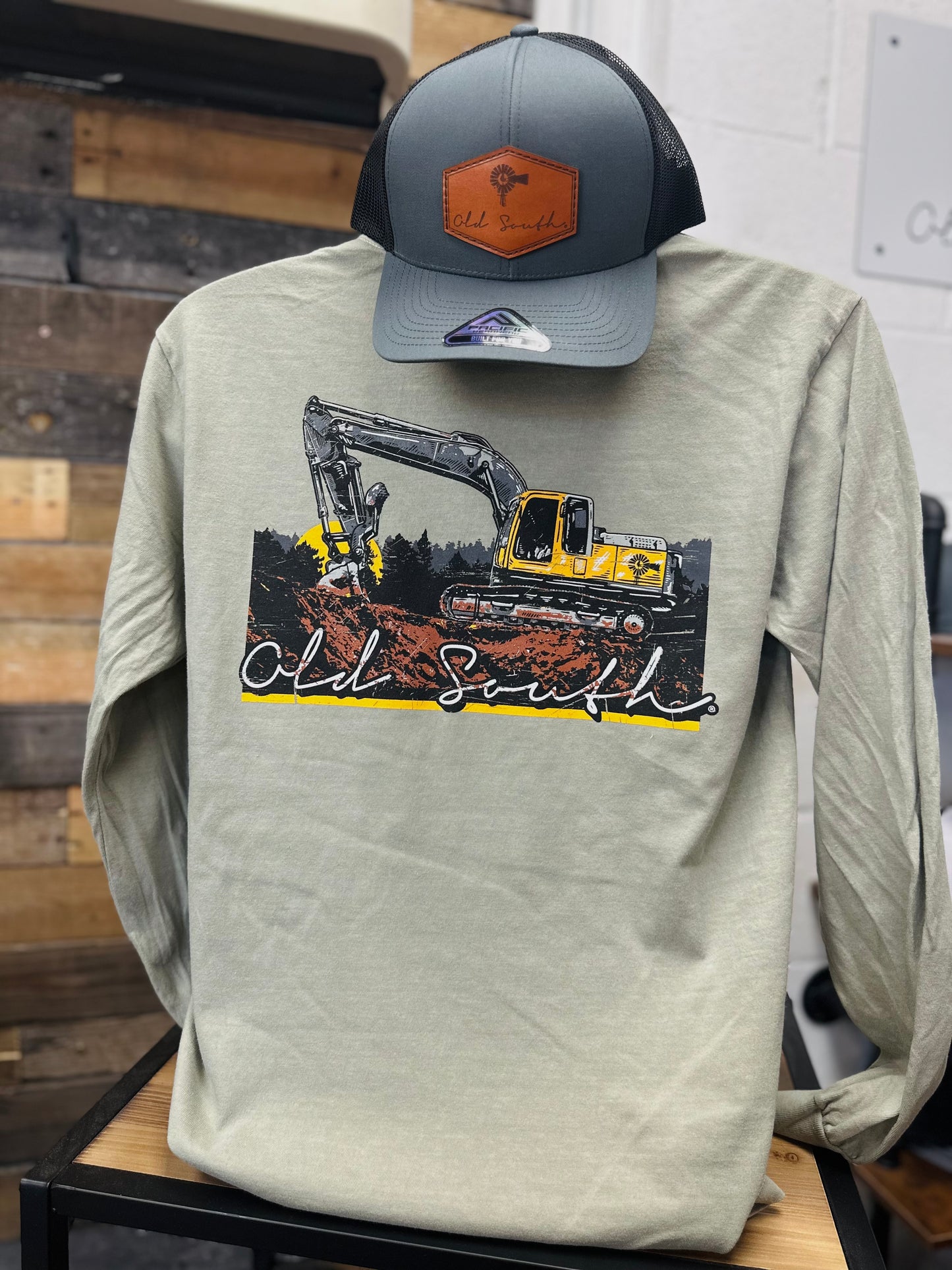 Trackhoe Long Sleeve Tee