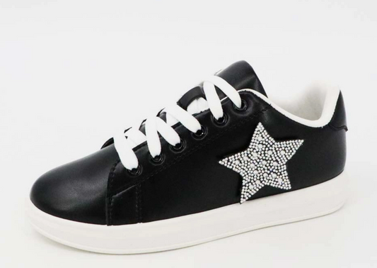 The Addison Black Sneaker