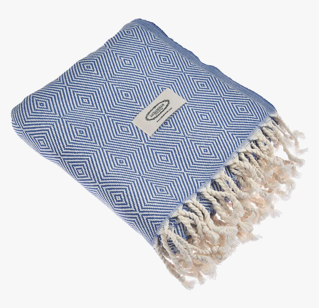 Blue Cotton Throw