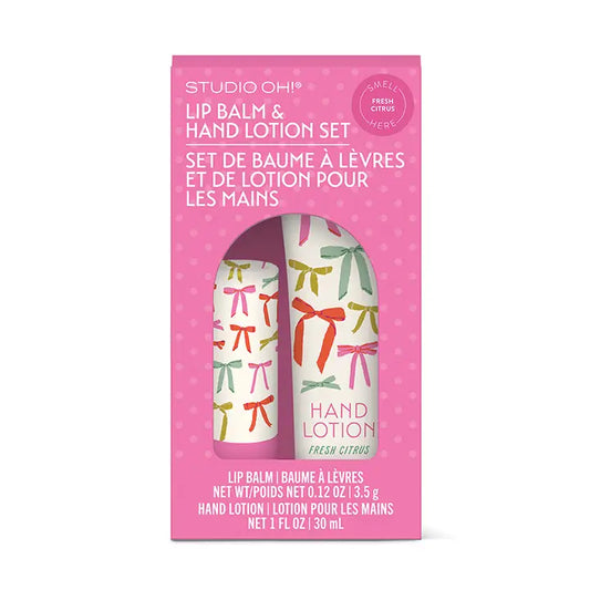 Put A Bow On It Lip Balm & Hand Lotion Set