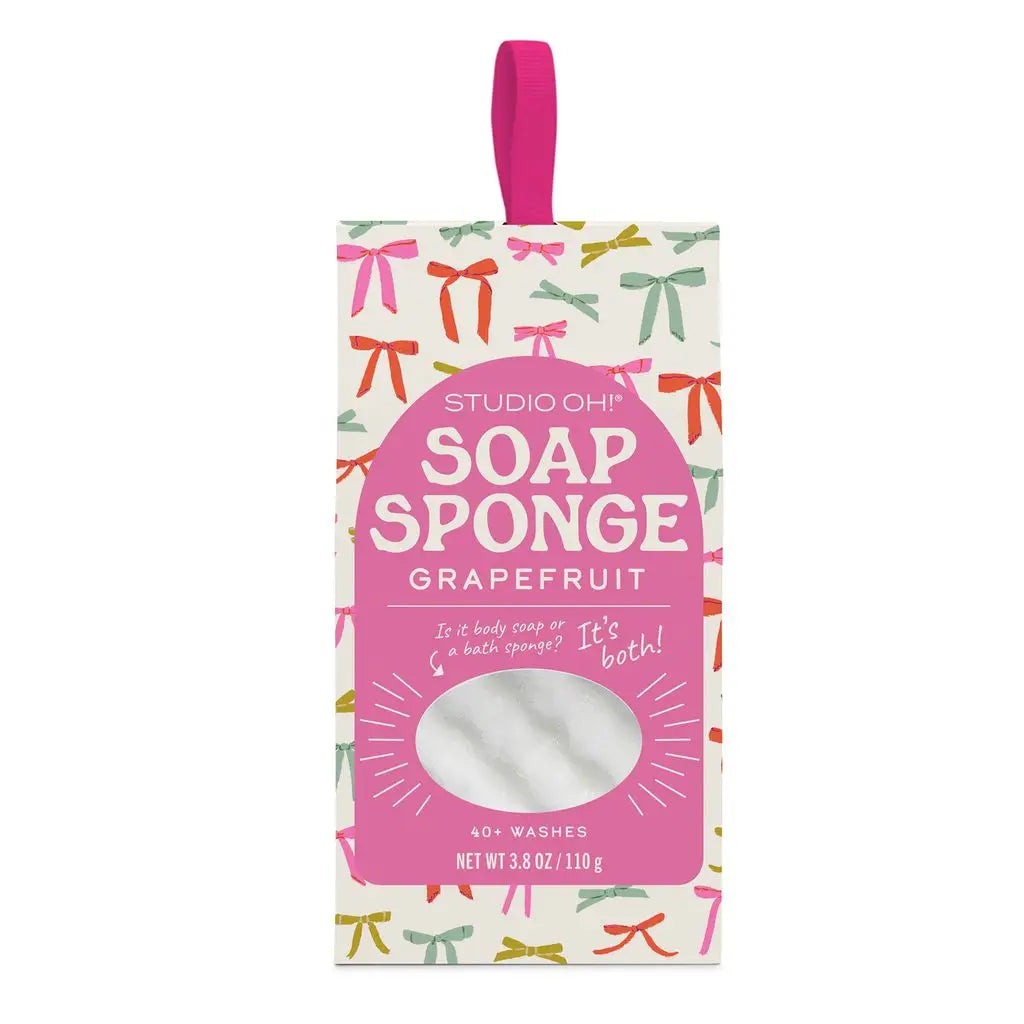 Put A Bow On It Soap Sponge - Grapefruit
