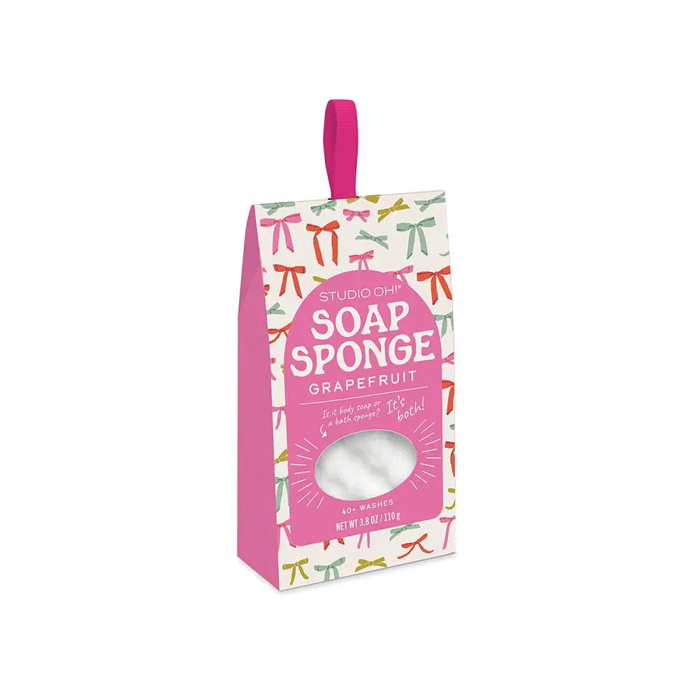 Put A Bow On It Soap Sponge - Grapefruit