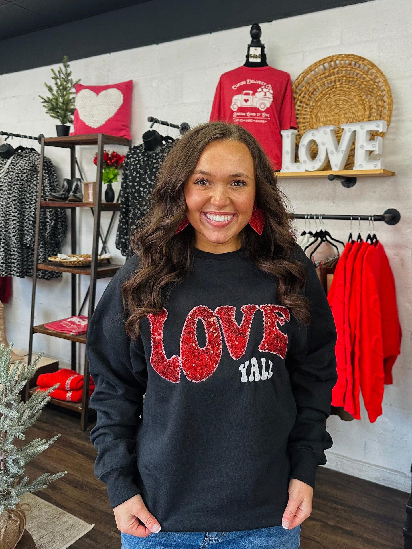 Love Y'all Valentine Sweatshirt