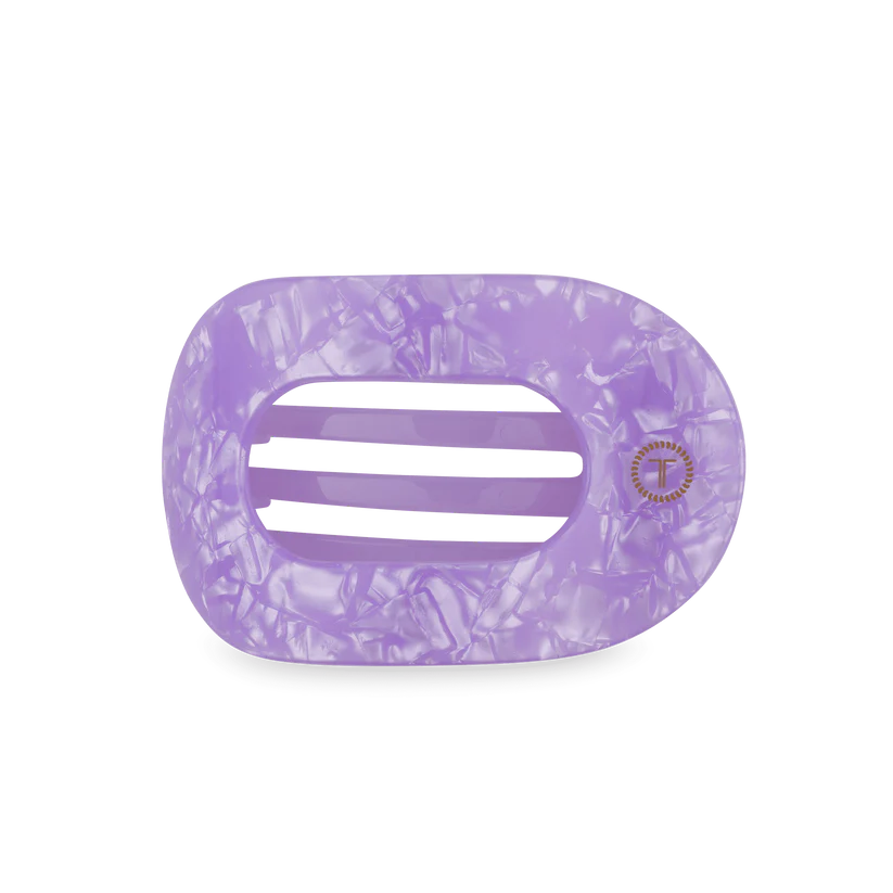 Lavender Mist Flat Round Hair Clip