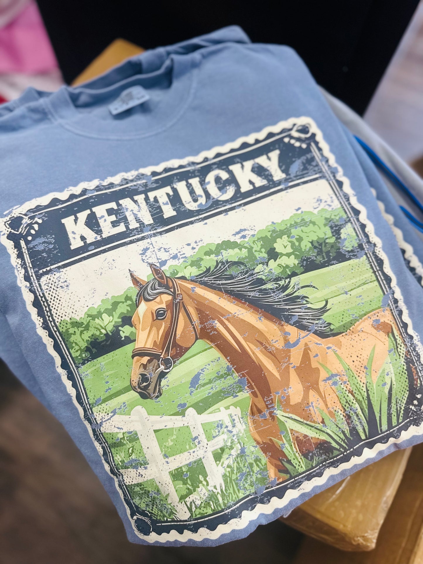 The Kentucky Vintage Horse Stamp Tee