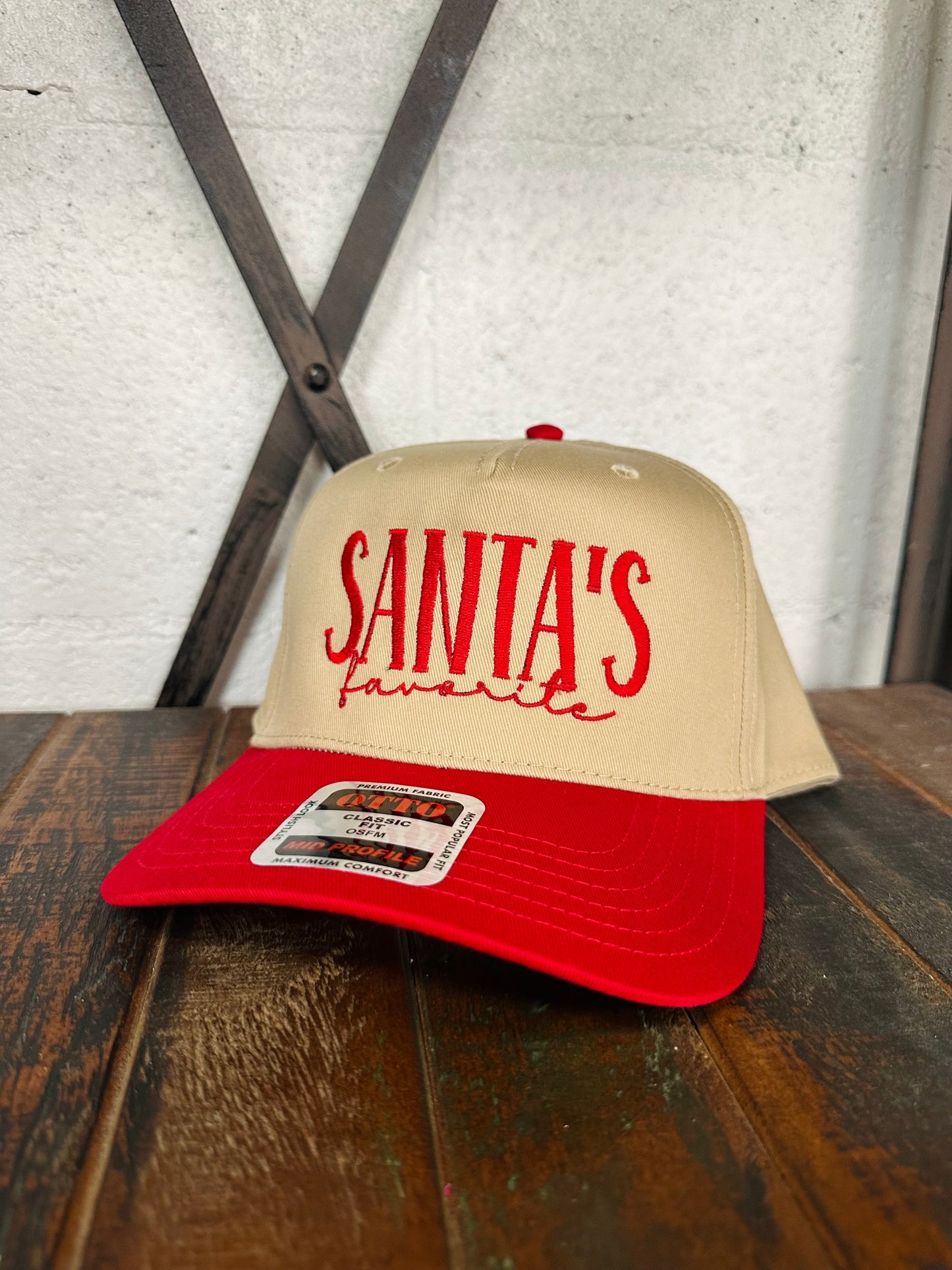 Santas Favorite Embroidered Trucker Hat