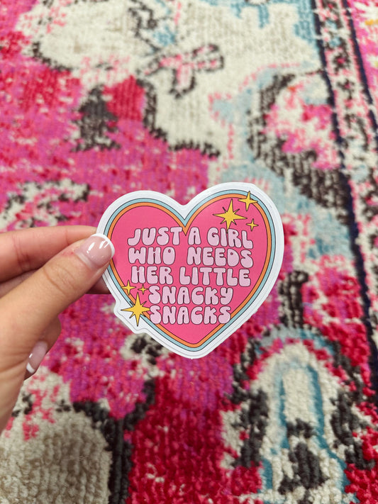 Needs Her Snacky Snacks Sticker