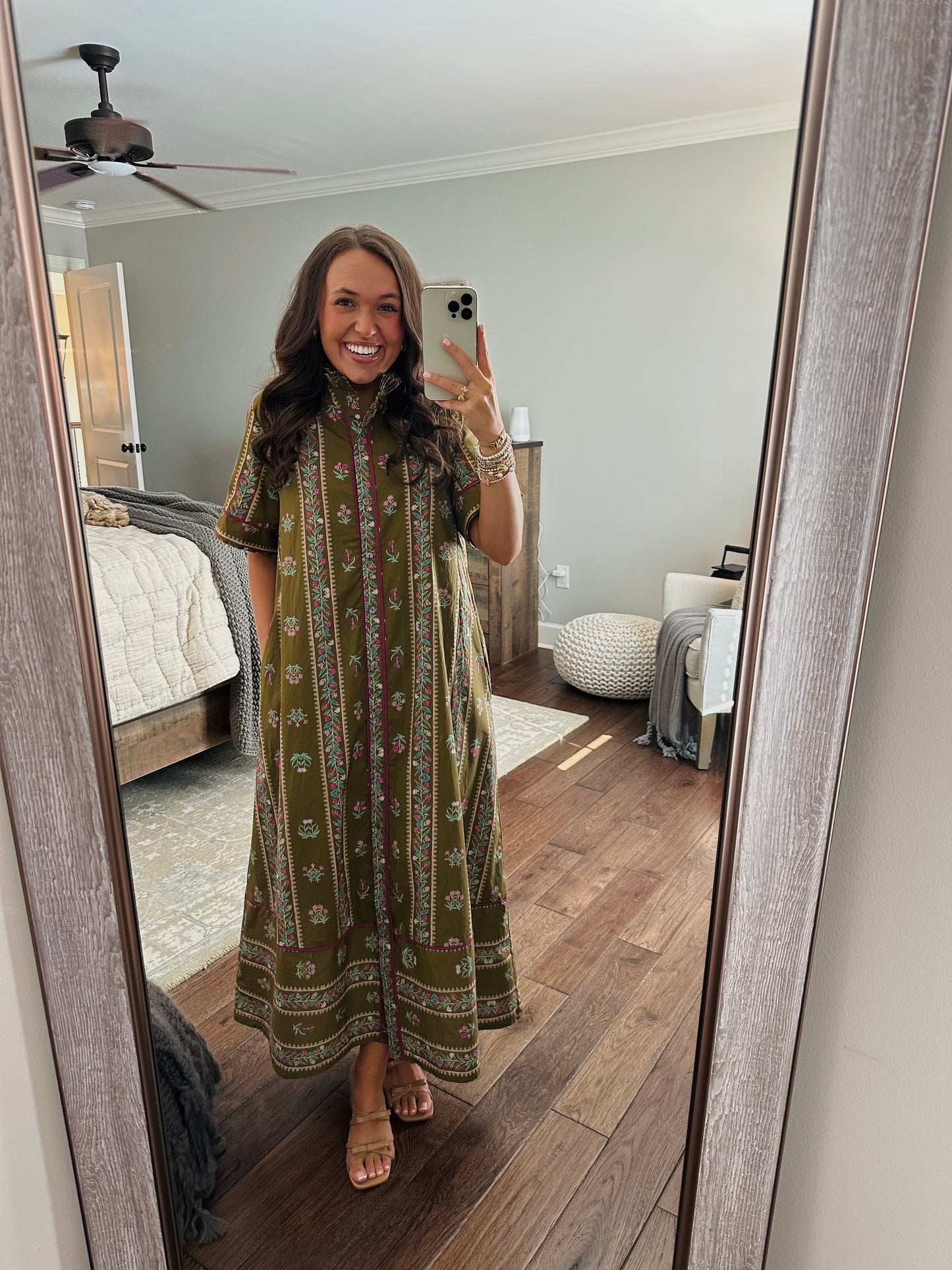 The Emilee Brown Floral Maxi Dress