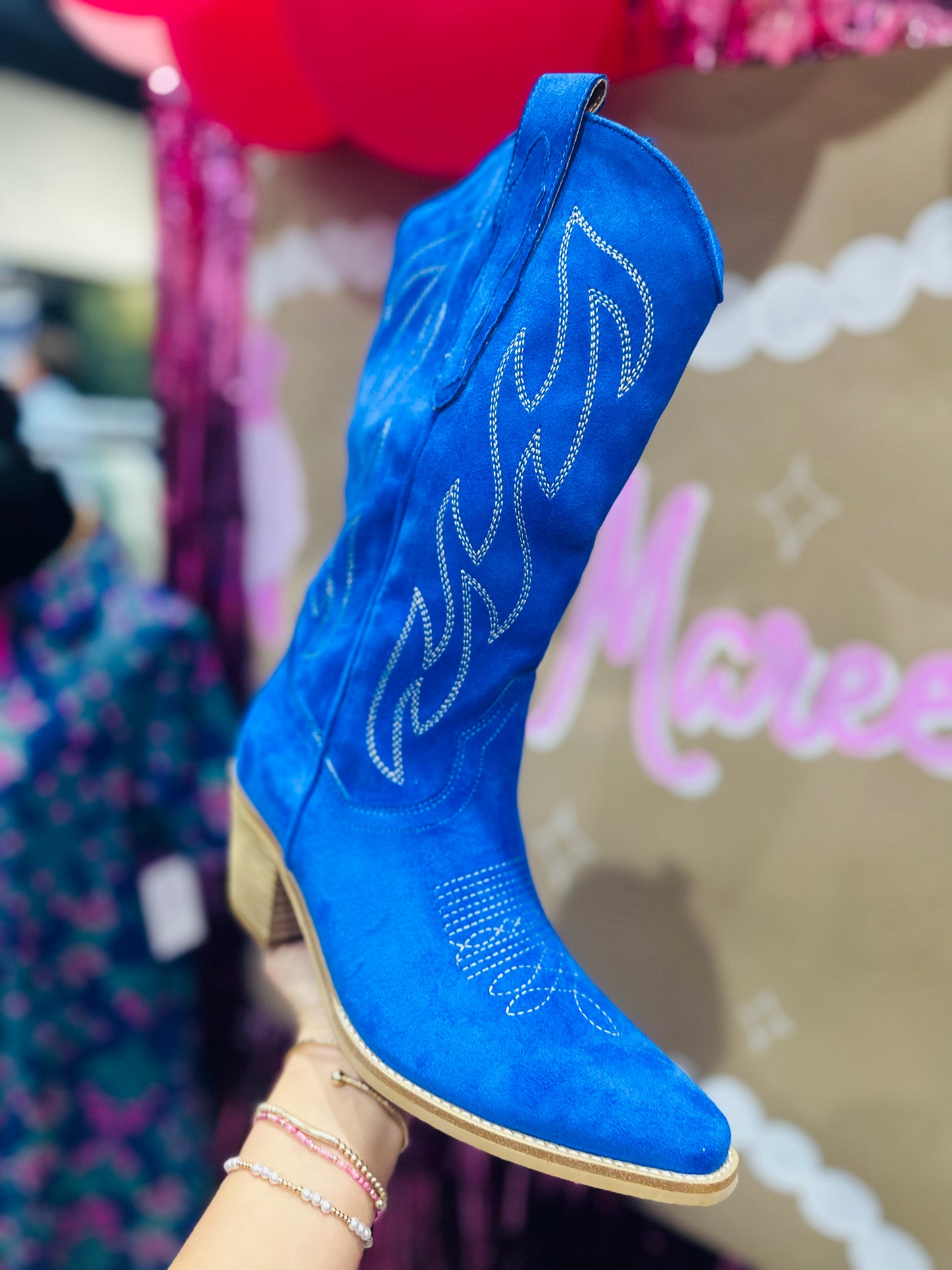 The Odelia Cobalt Blue Boot
