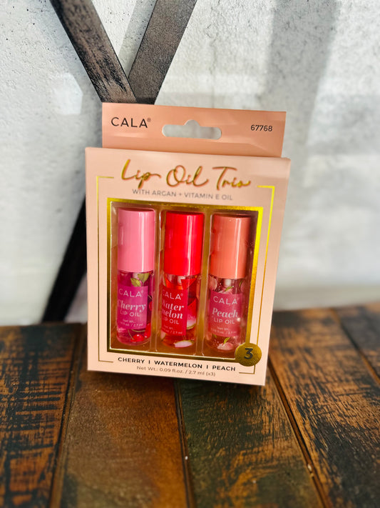 Lip Oil Trio by Cala