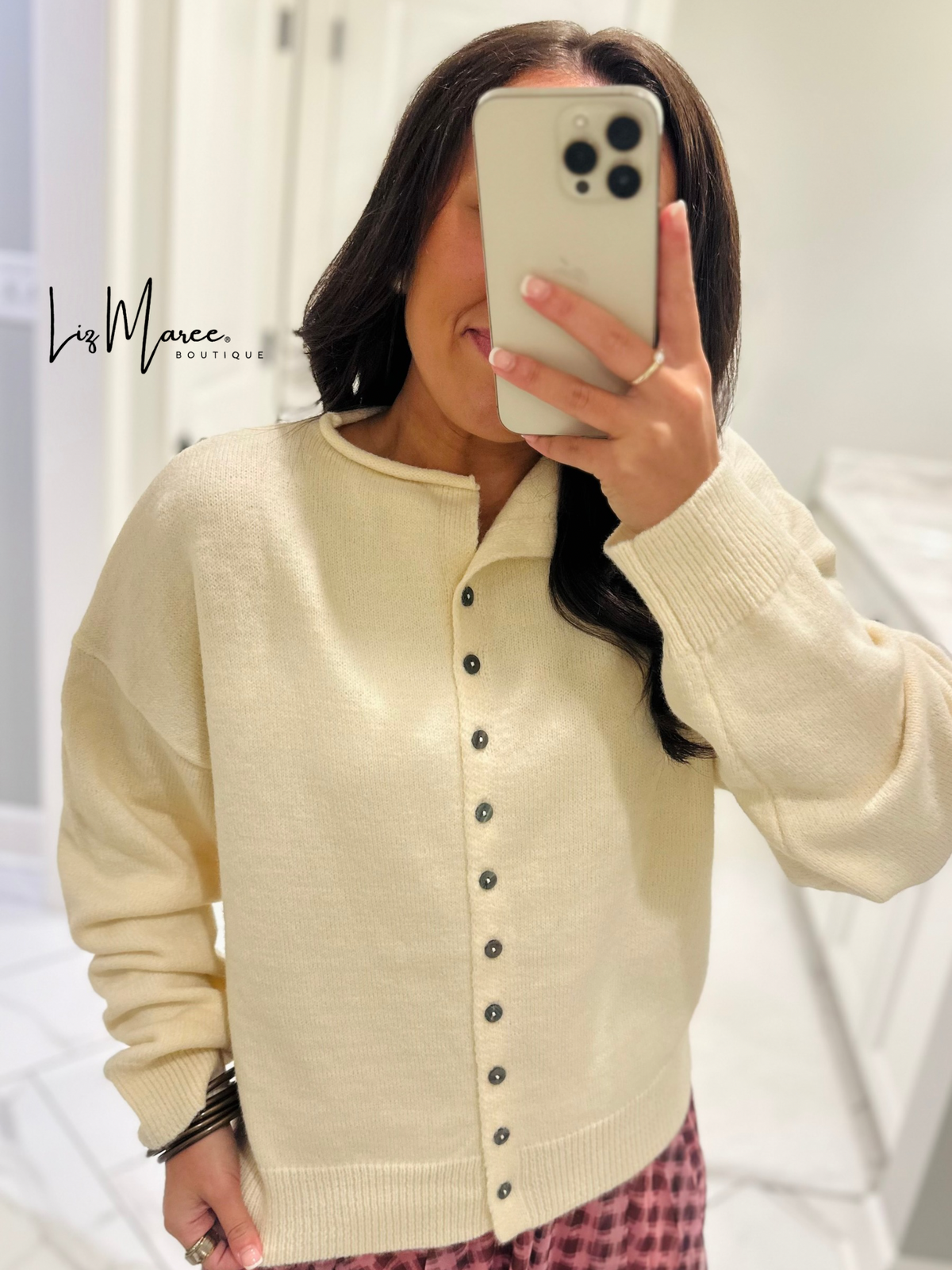 The Myra Cream Piper Cardigan