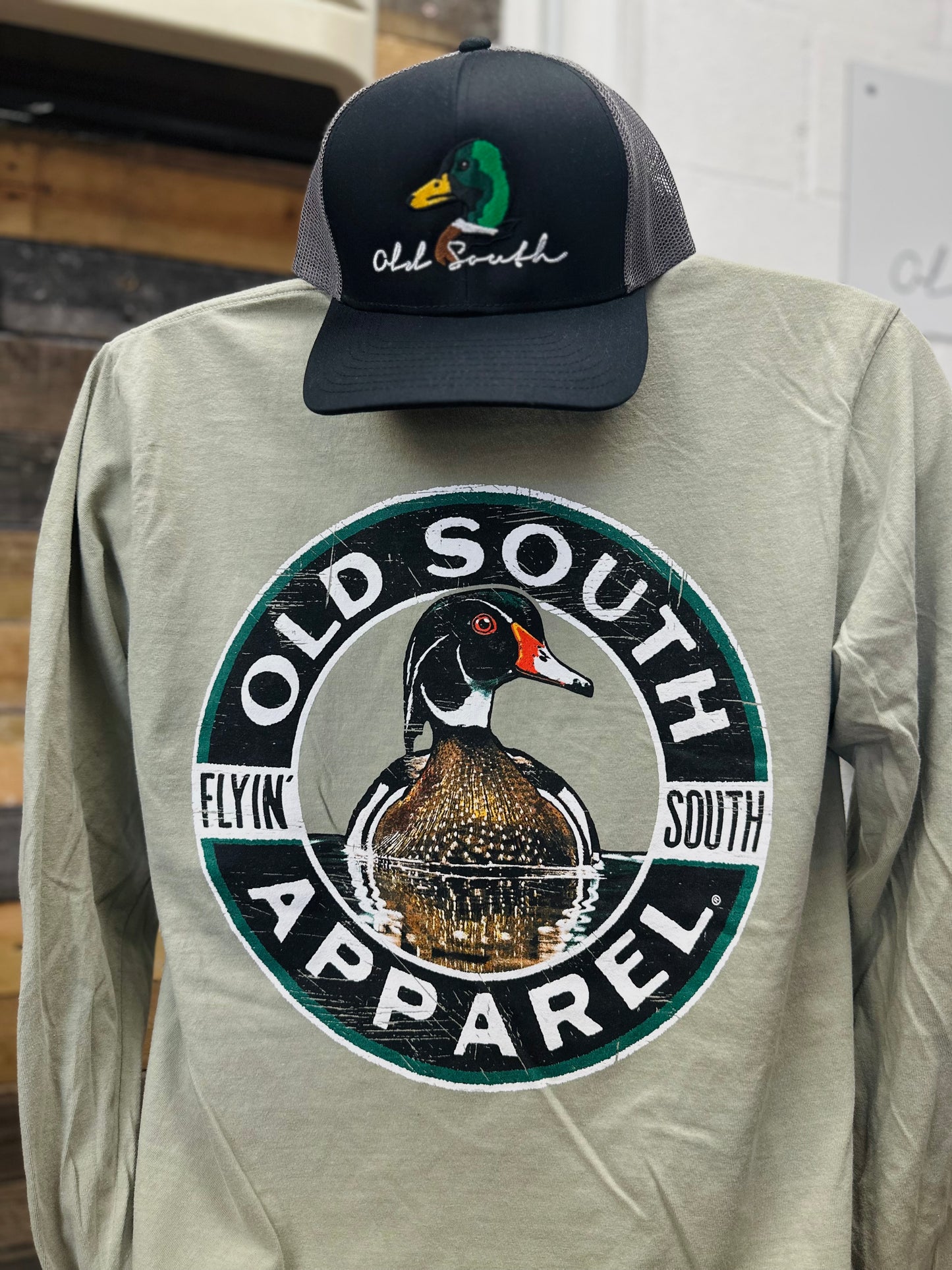 Circled Woodie Long Sleeve Tee