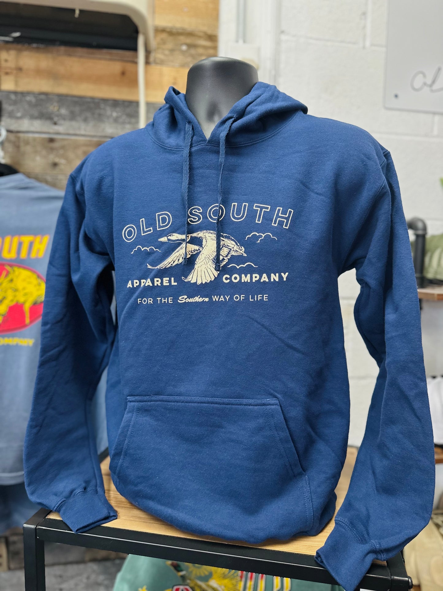 Flying Duck Navy Hoodie