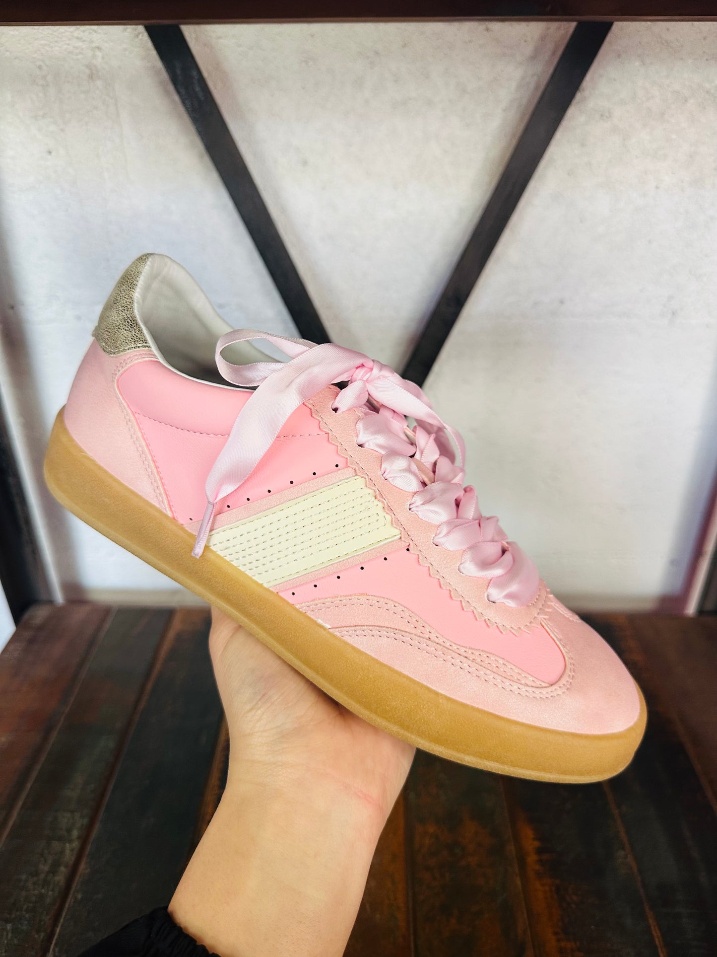 The Dixie Pink Sneaker