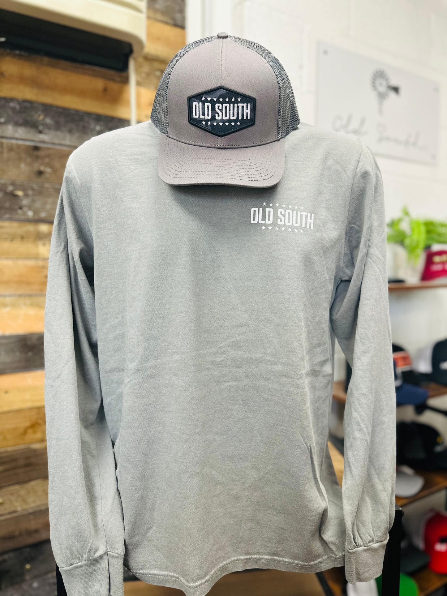 Blackout Camo Logo Long Sleeve Tee