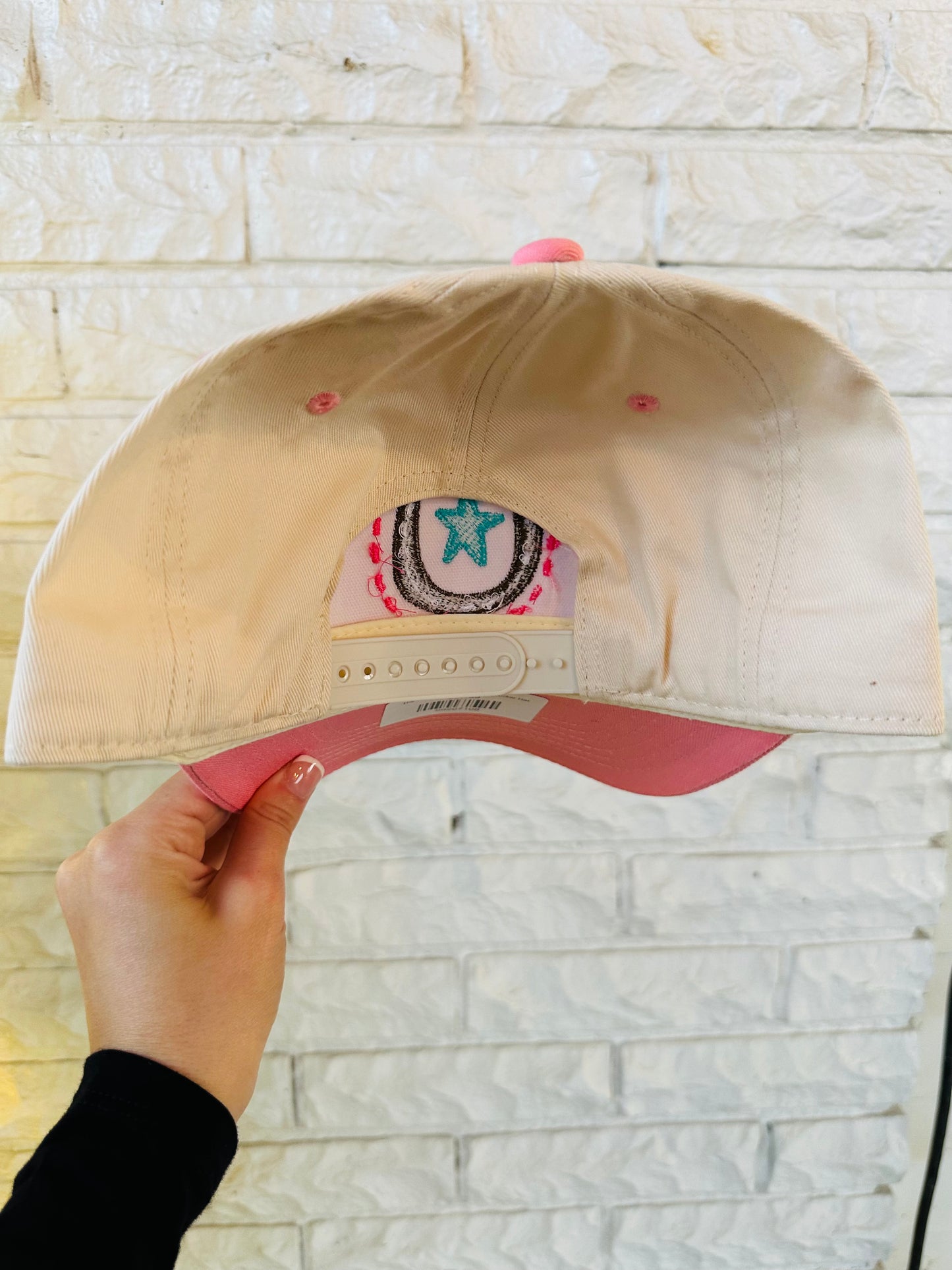 The Pink Lucky Horseshoe Trucker Hat