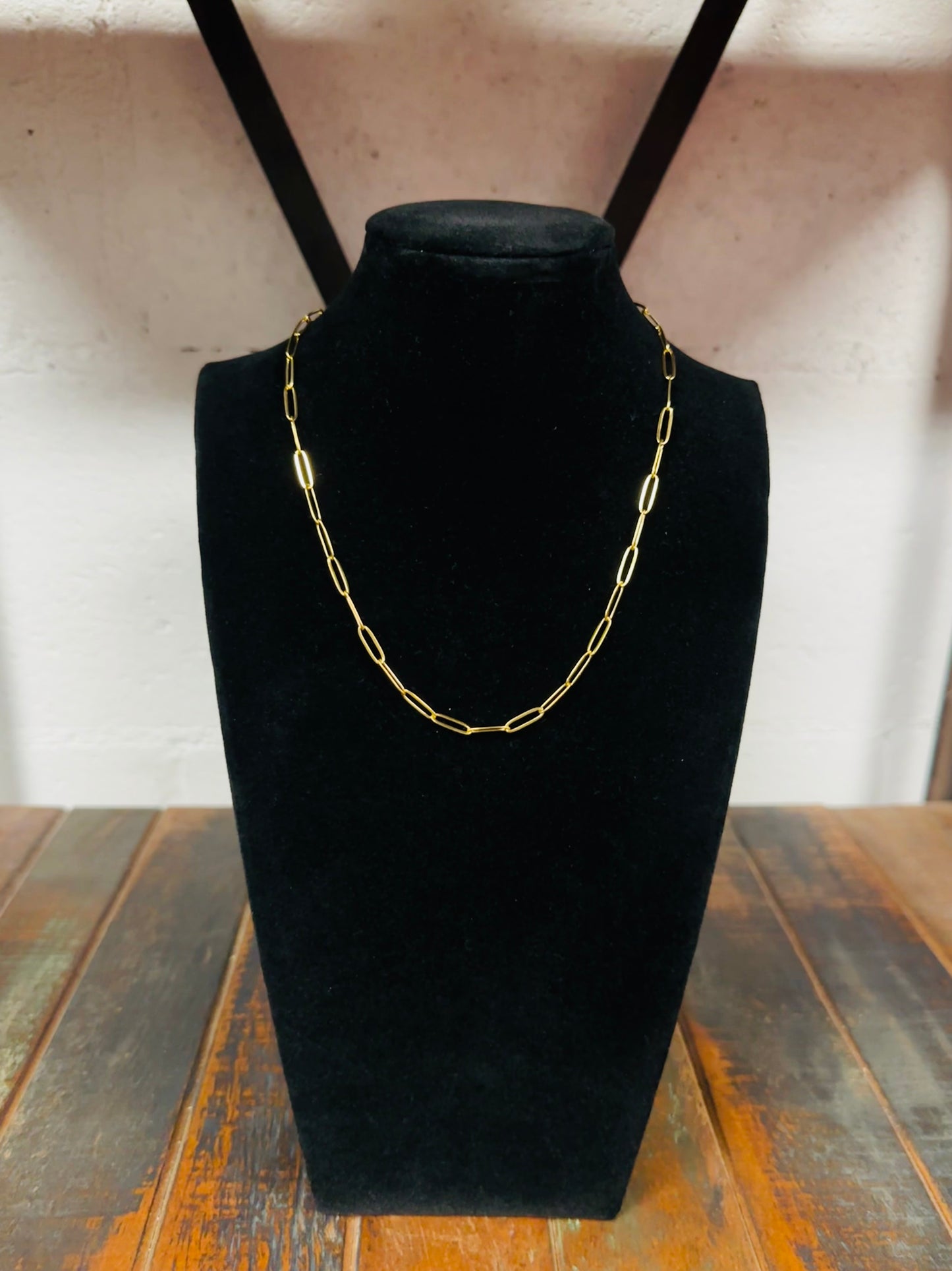 Gold Dainty Link Chain Necklace