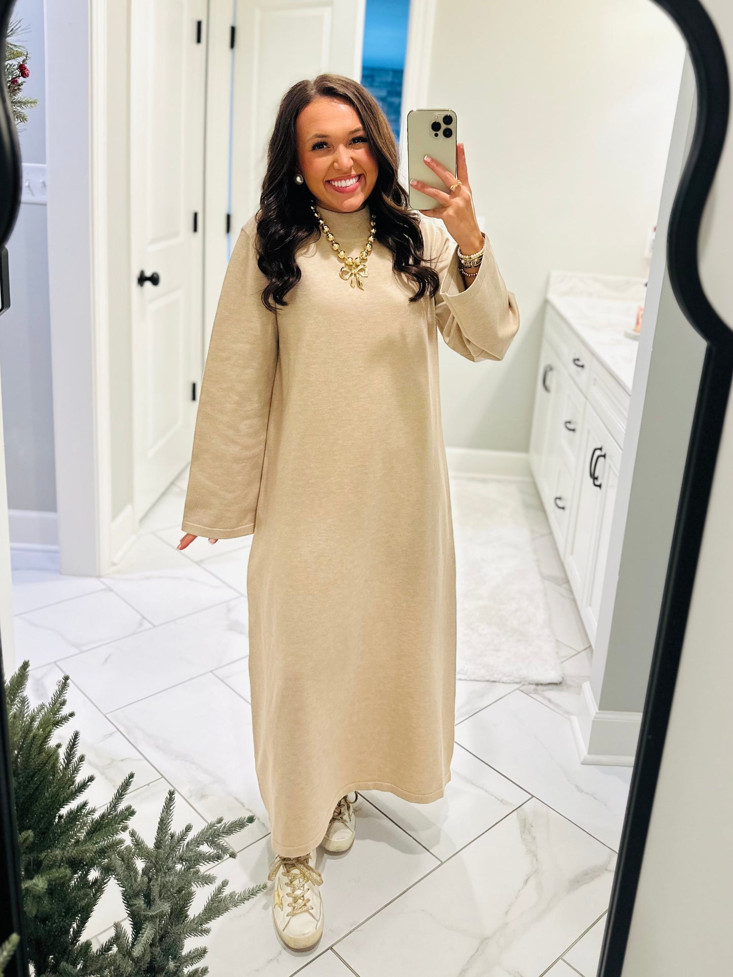 The Sand Sweater Midi Dress