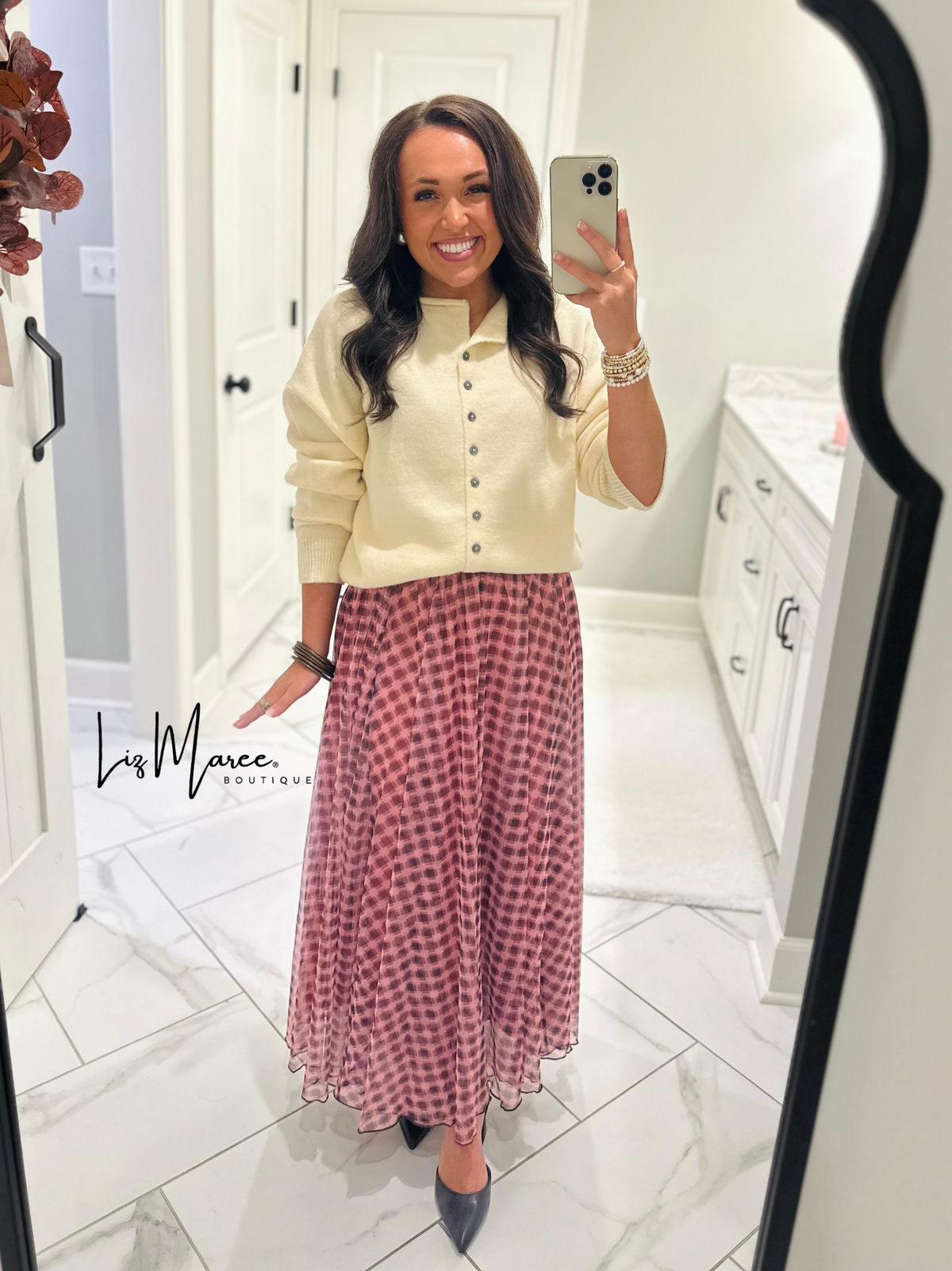 The Myra Cream Piper Cardigan