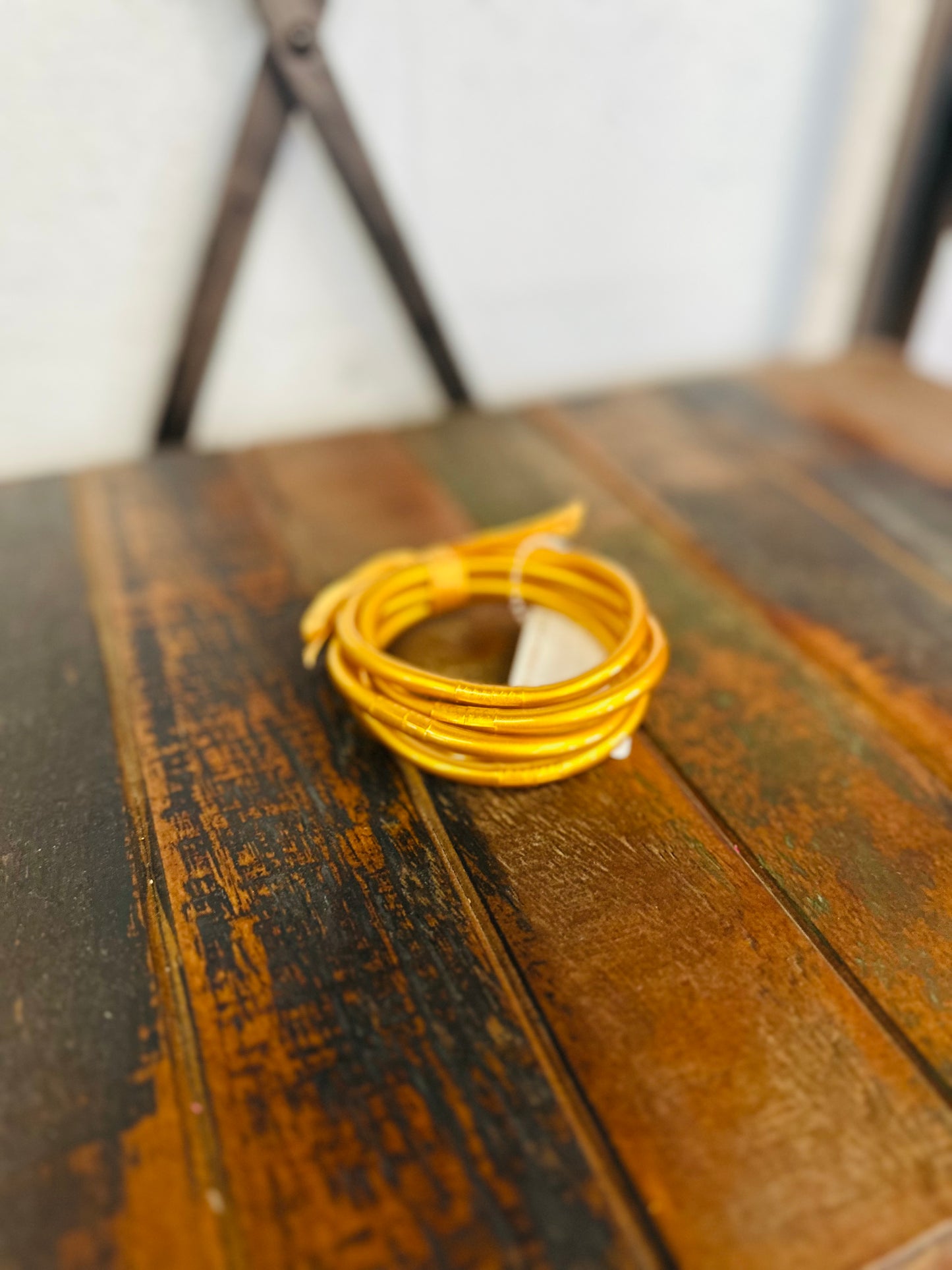Gold Jelly Bangle Set
