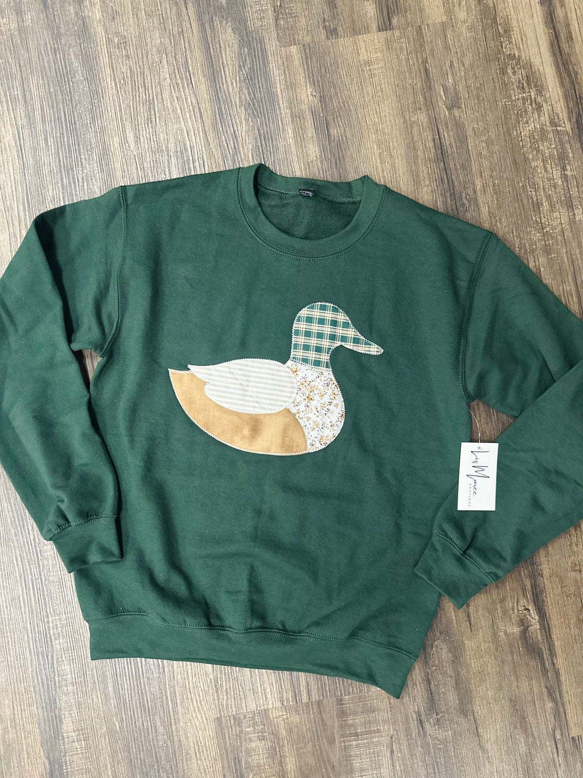 The Hunter Green Mallard Duck Embroidered Sweatshirt