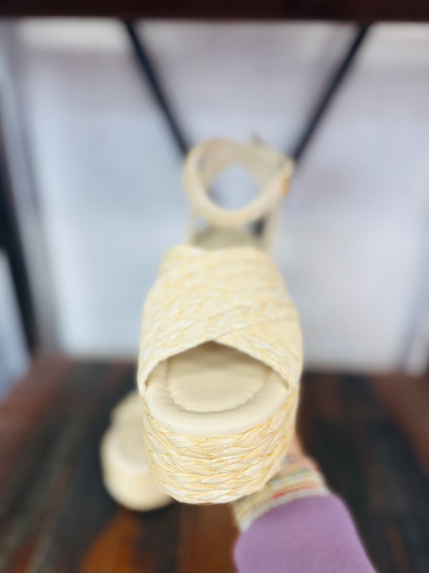 The Kerry Woven Platform Wedge