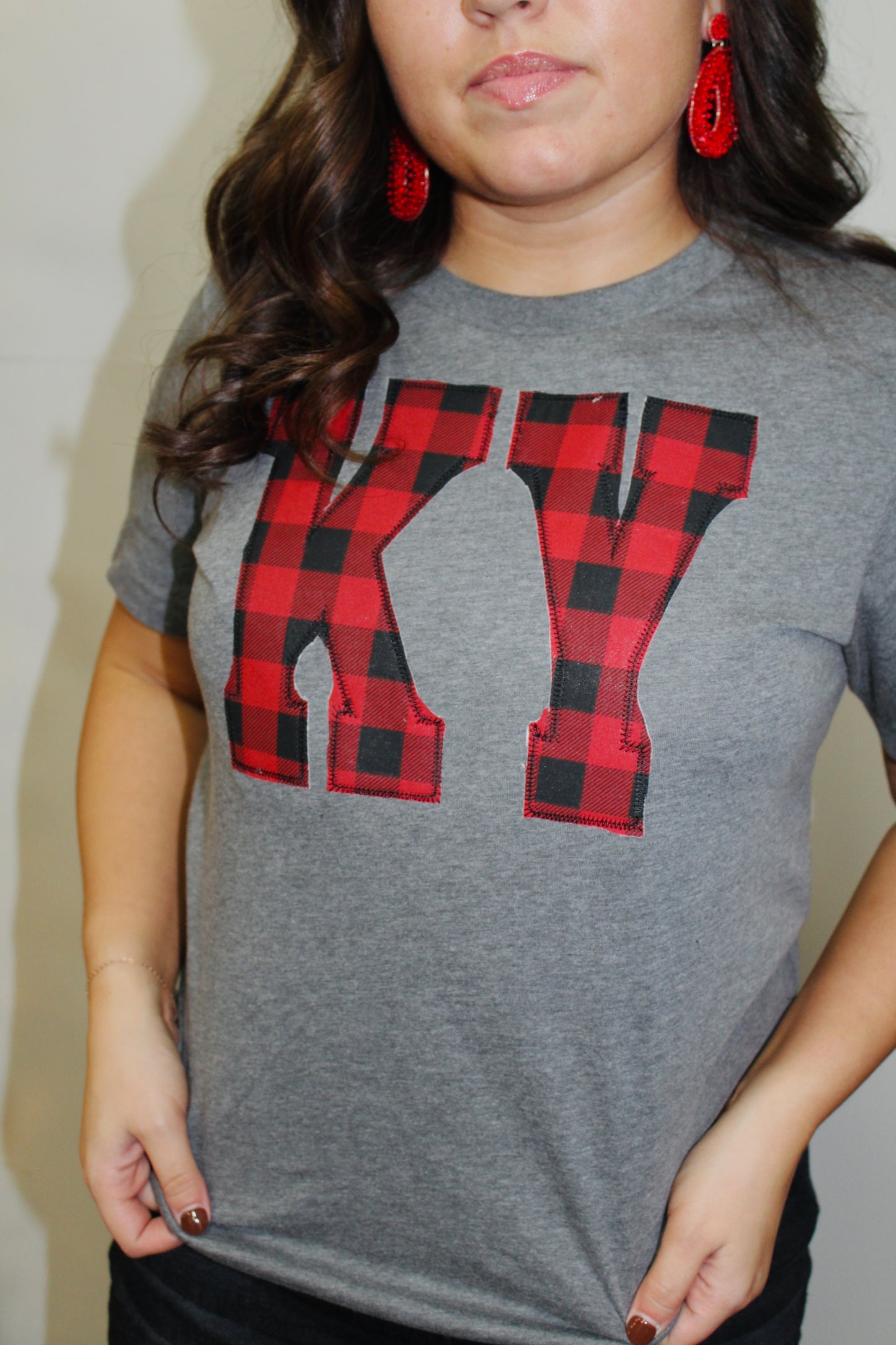 Buffalo Plaid KY Graphic Tee