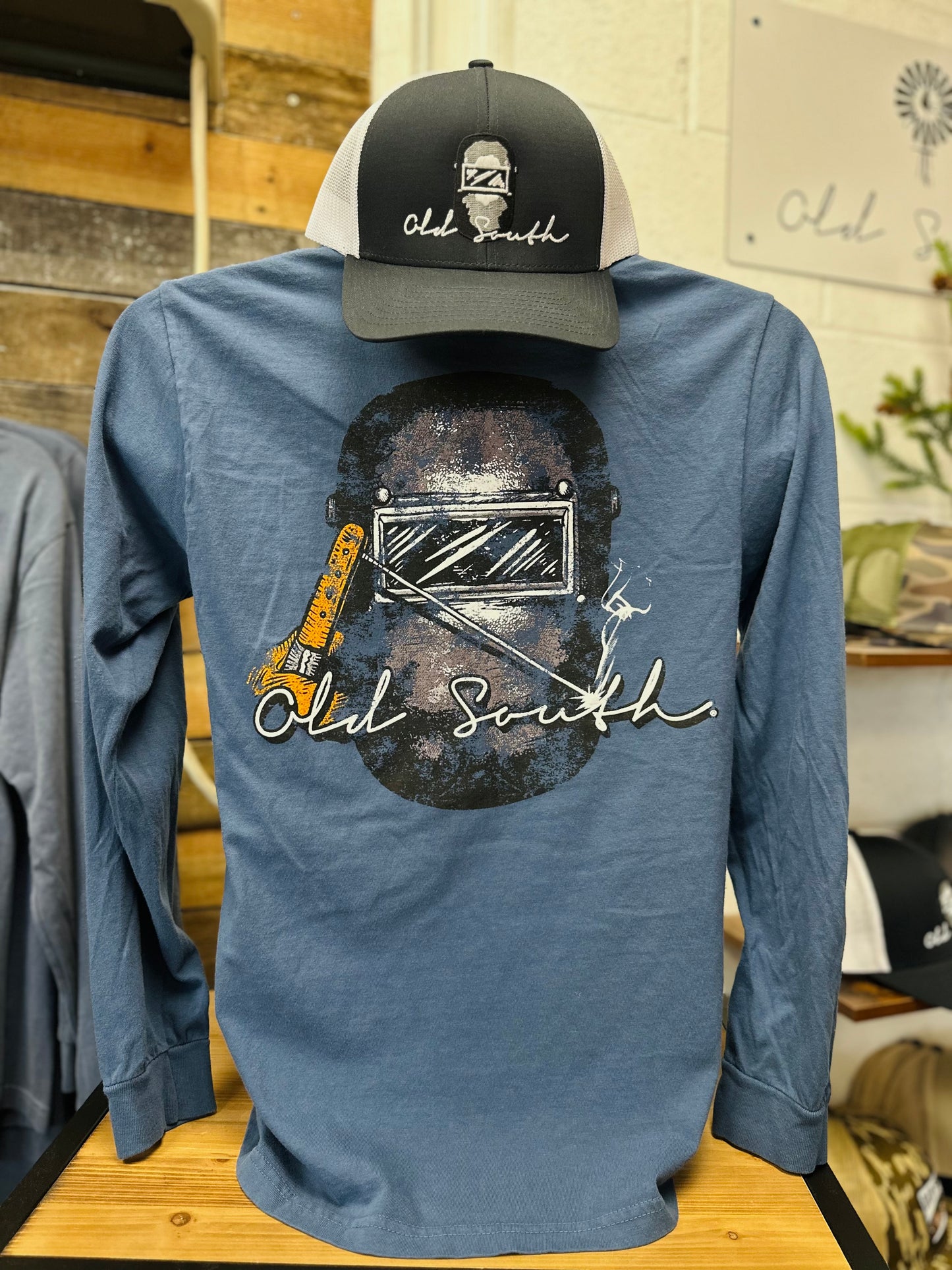 Welder Long Sleeve Tee - Midnight Blue