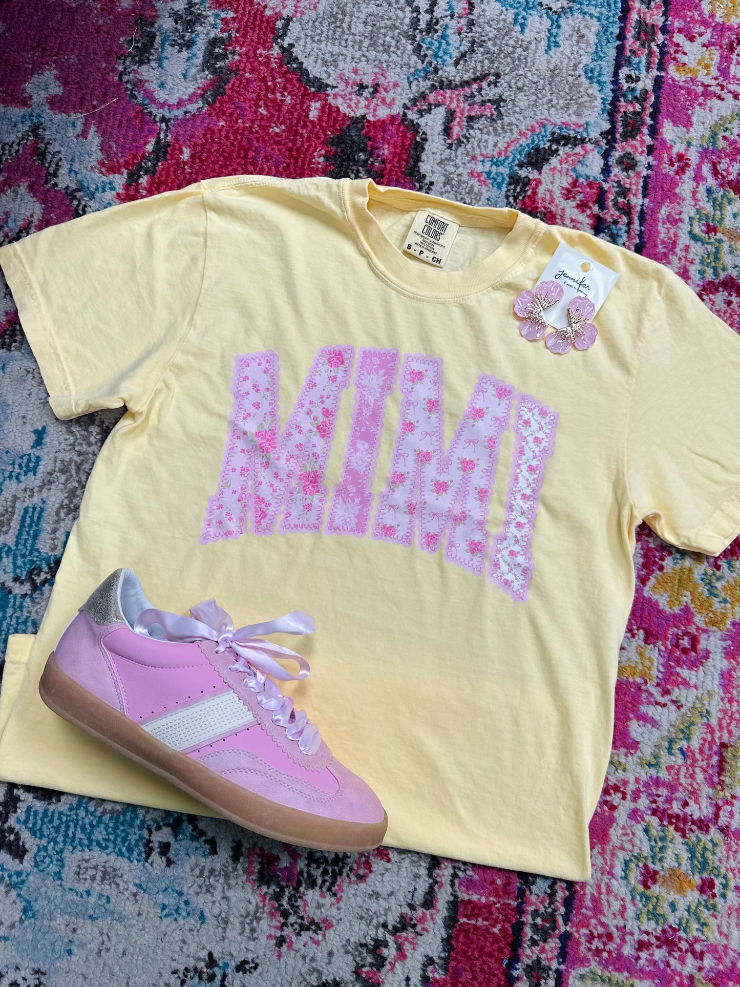 The Mimi Pink Pastel Coquette Tee