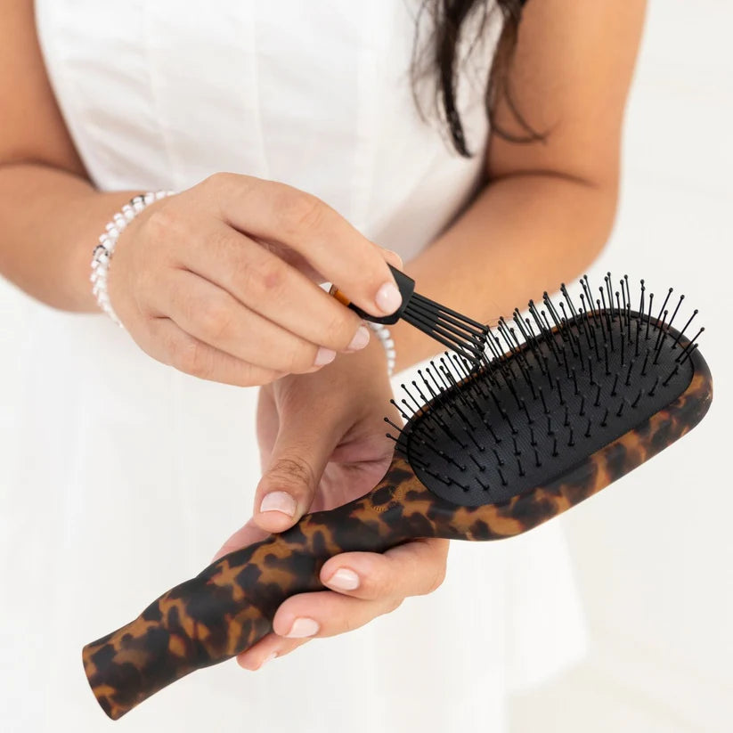 Detangler Hair Brush for Medium Hair – Tortoise