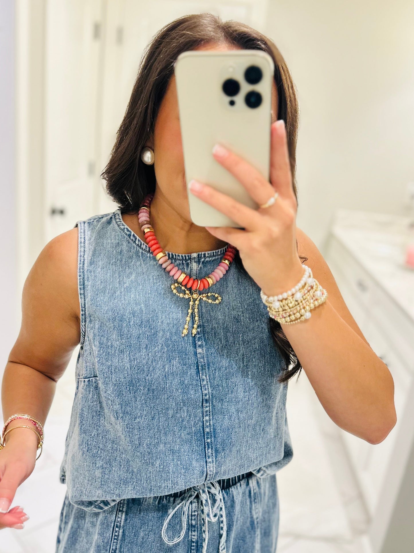 The Sadie Rae Denim Top + Skirt Set