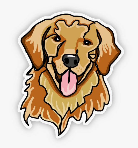 Golden Retriever Dog Sticker