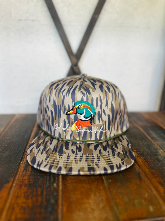 Wood Duck Head Osland Camo Trucker Hat