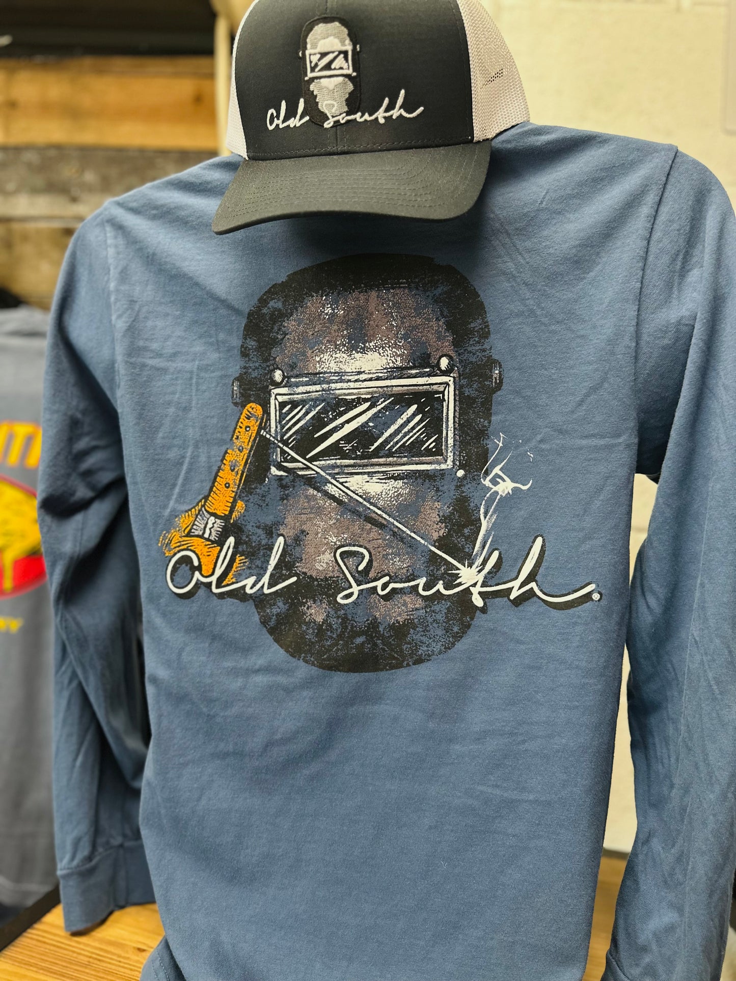 Welder Long Sleeve Tee - Midnight Blue
