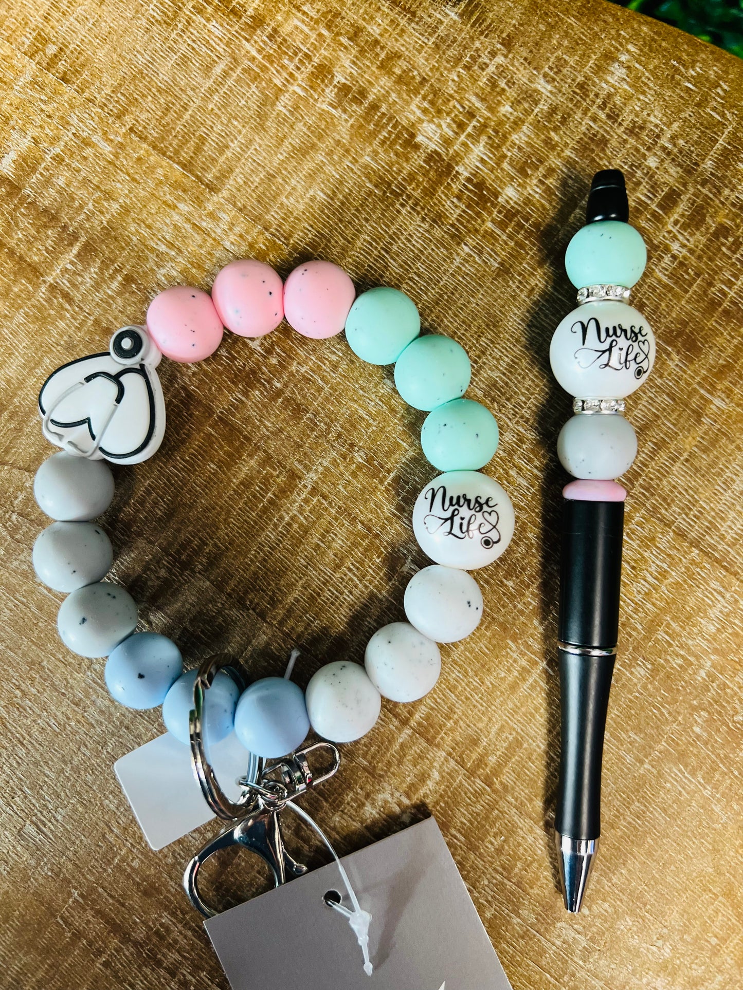 Nurse Life Beaded Pen