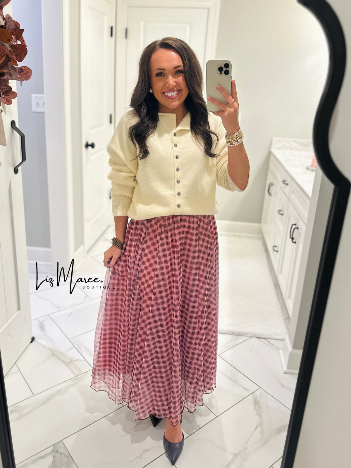 The Myra Cream Piper Cardigan