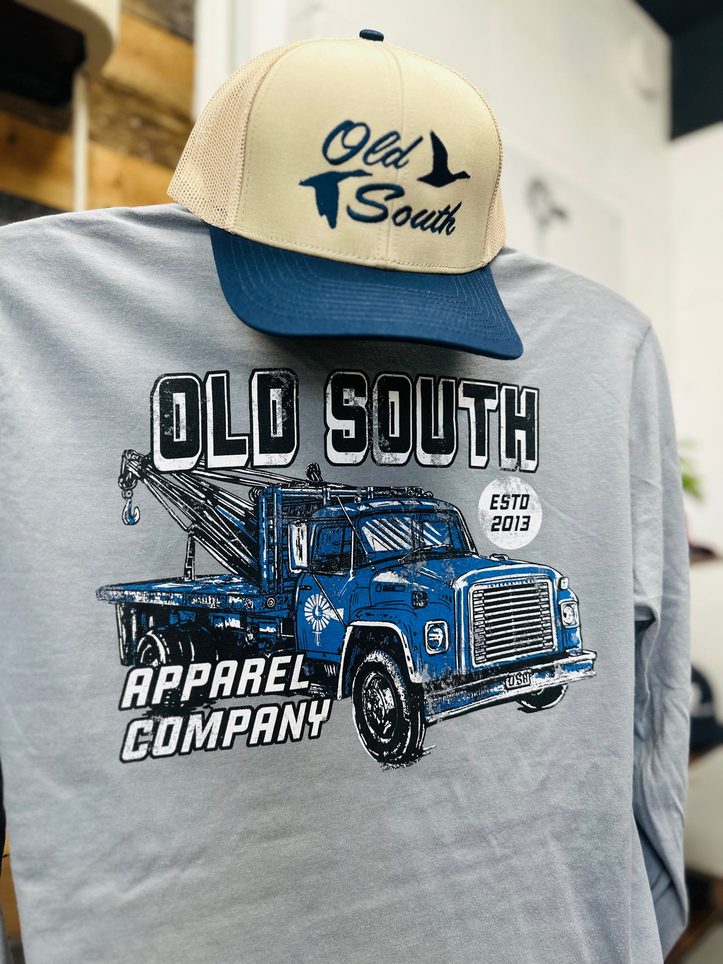 Old School Tow Long Sleeve Tee