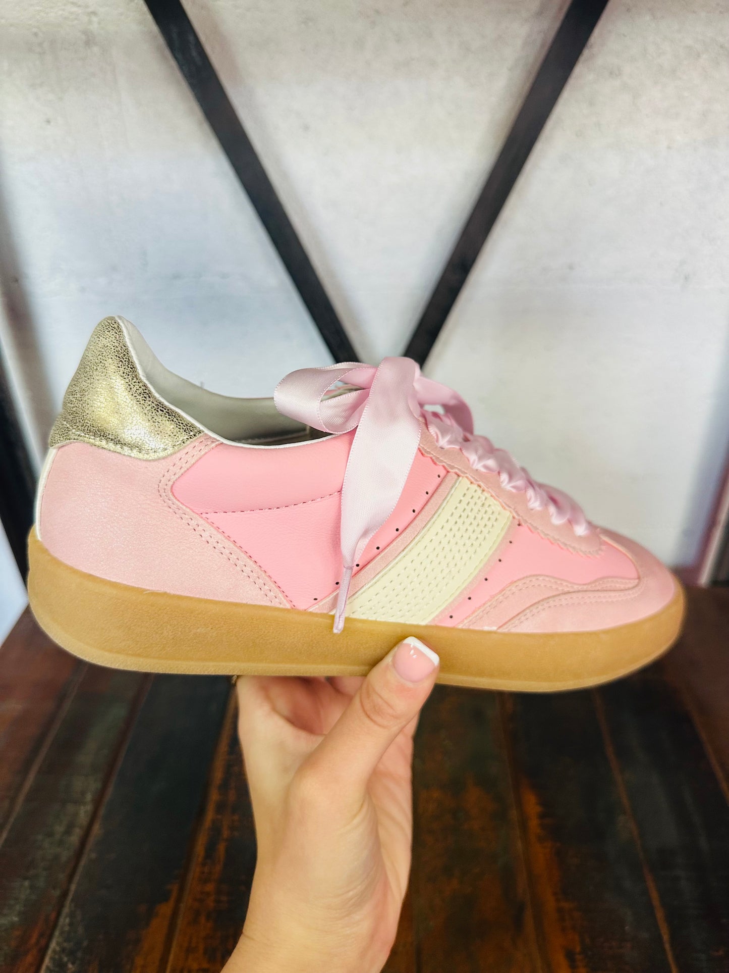 The Dixie Pink Sneaker