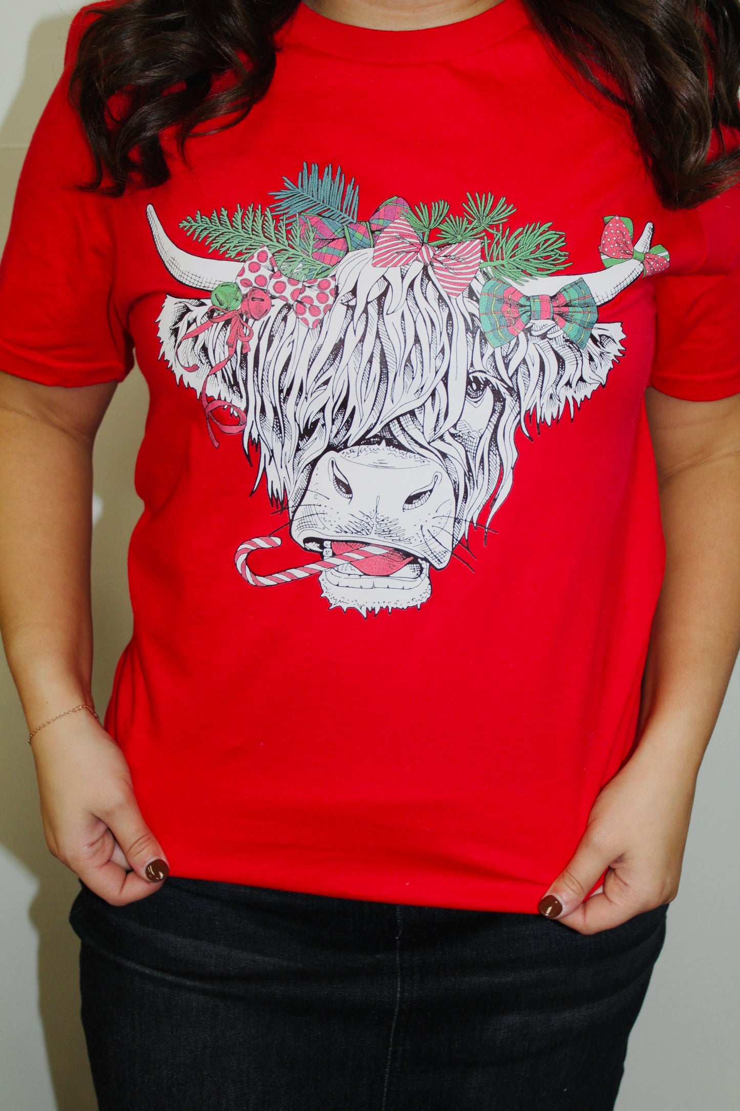 Shaggy Cow Christmas Tee