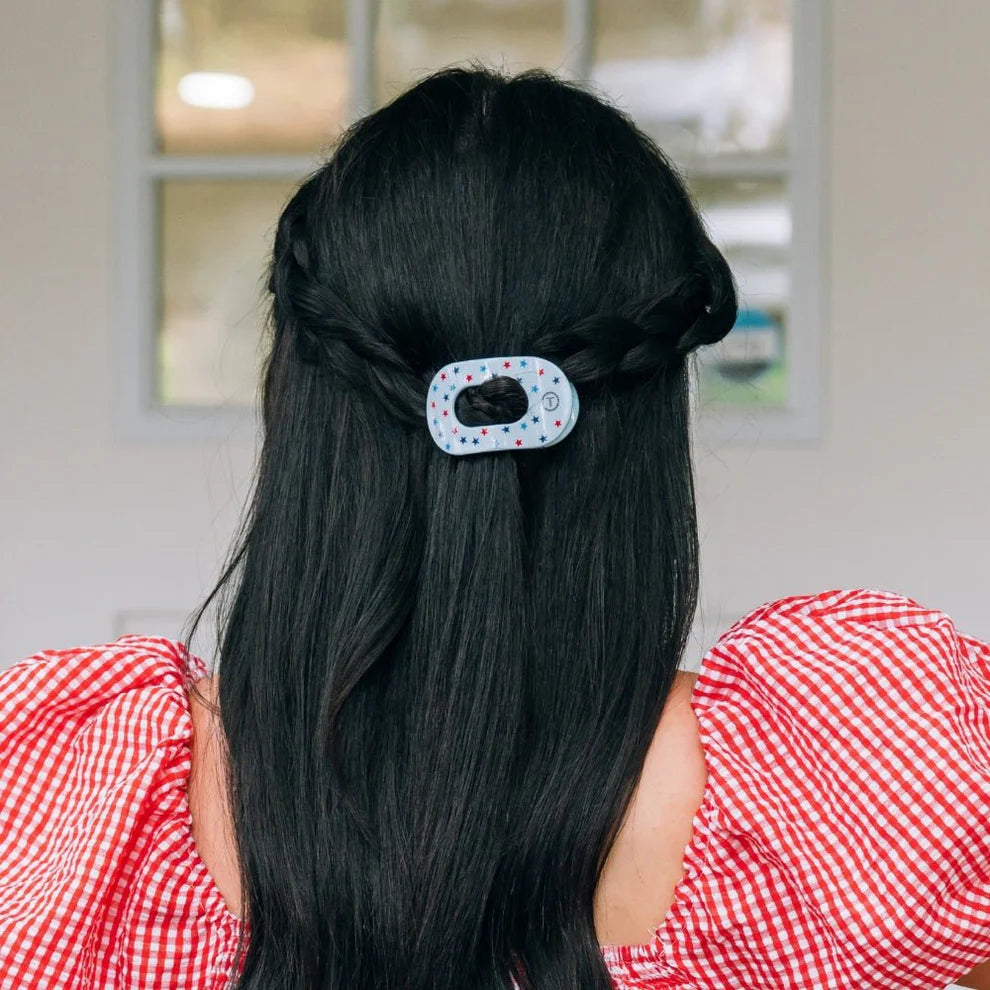 United We Sparkle Flat Round Hair Clip