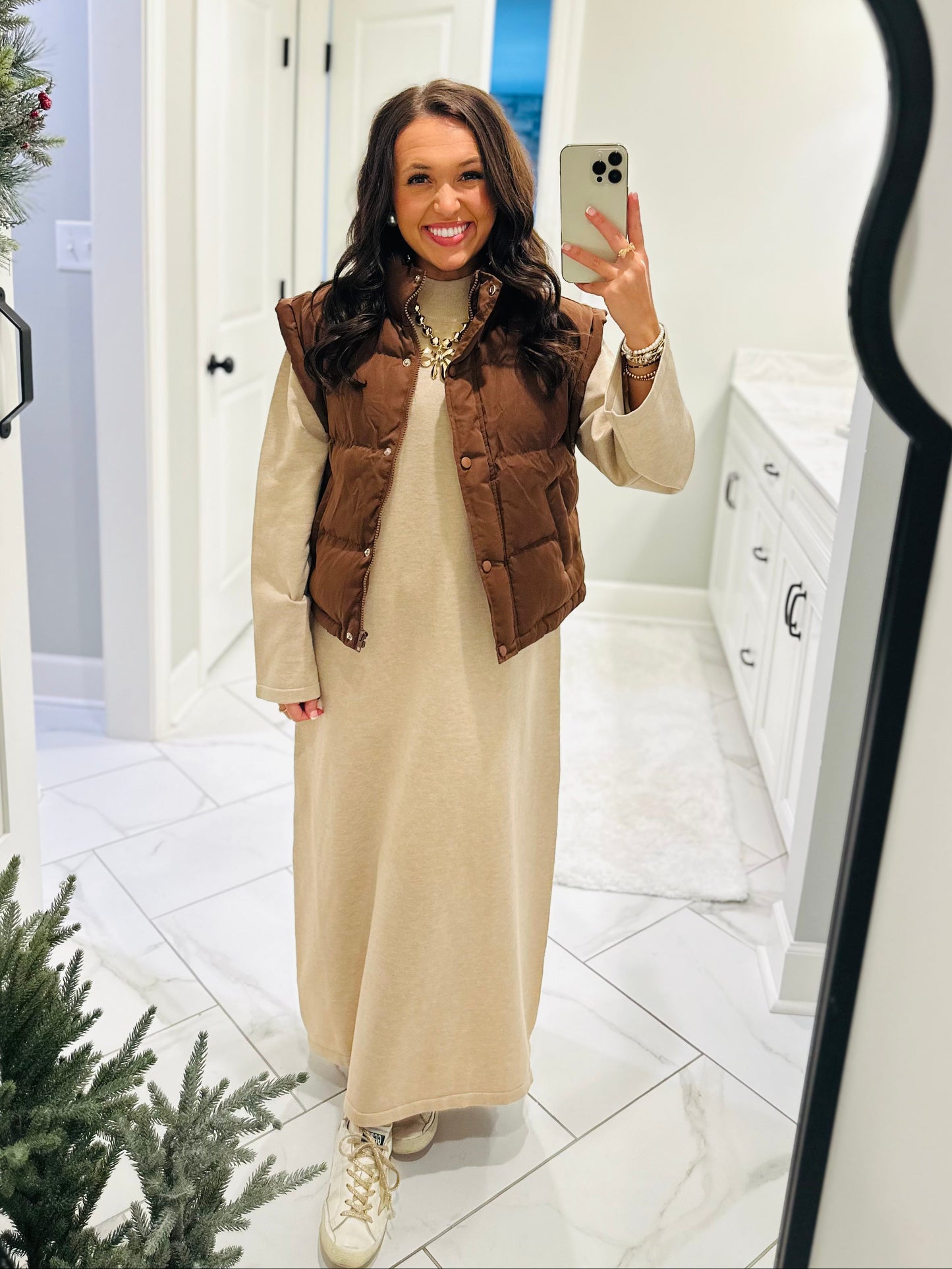 The Sand Sweater Midi Dress