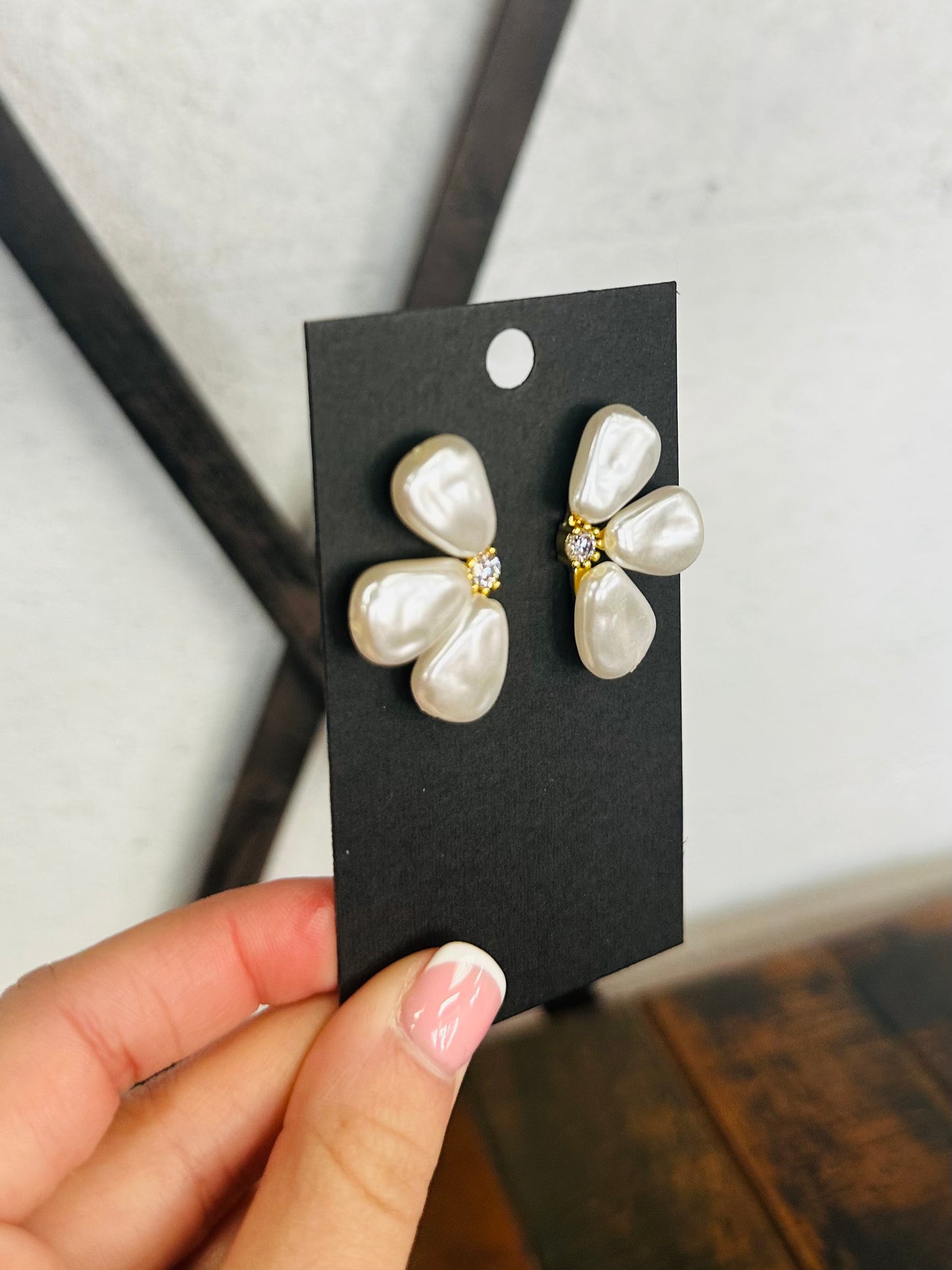 Three Petal Stud Earring