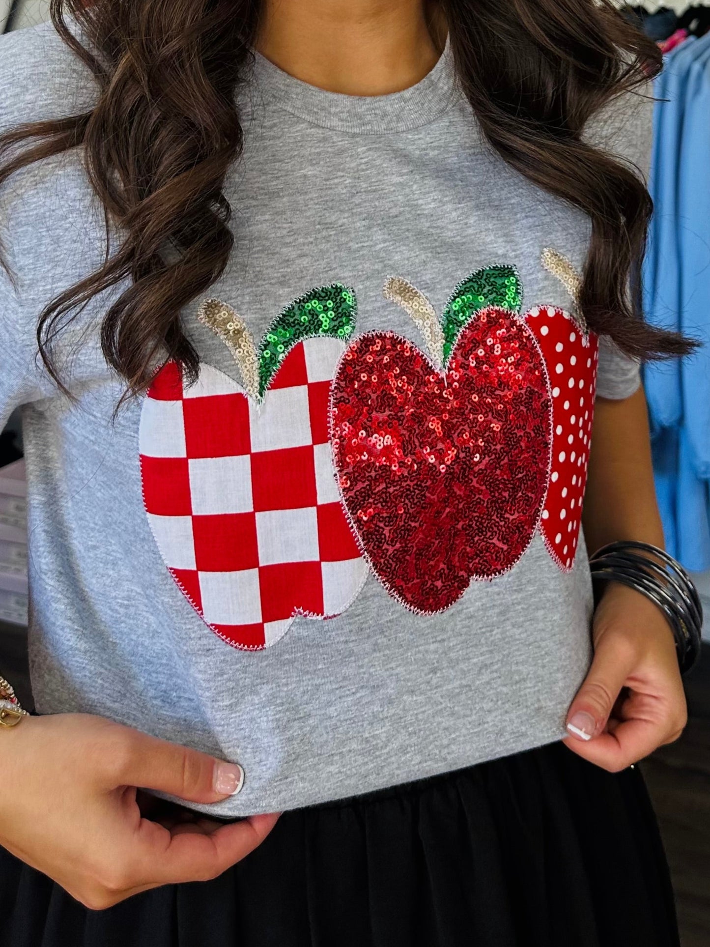 The Teach Apple Embroidered Tee
