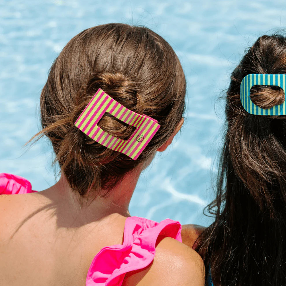 Summer Crush Flat Rectangle Hair Clip