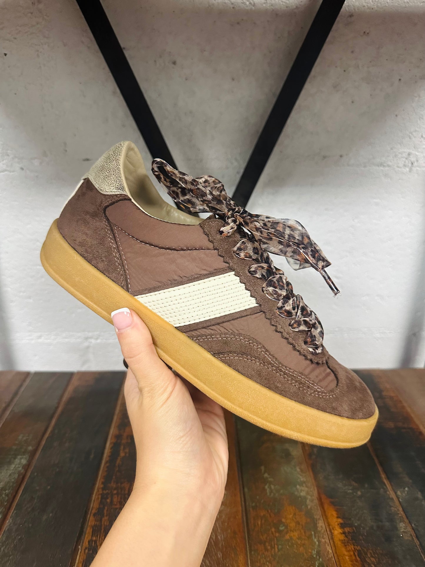 The Dixie Coffee Suede Sneaker
