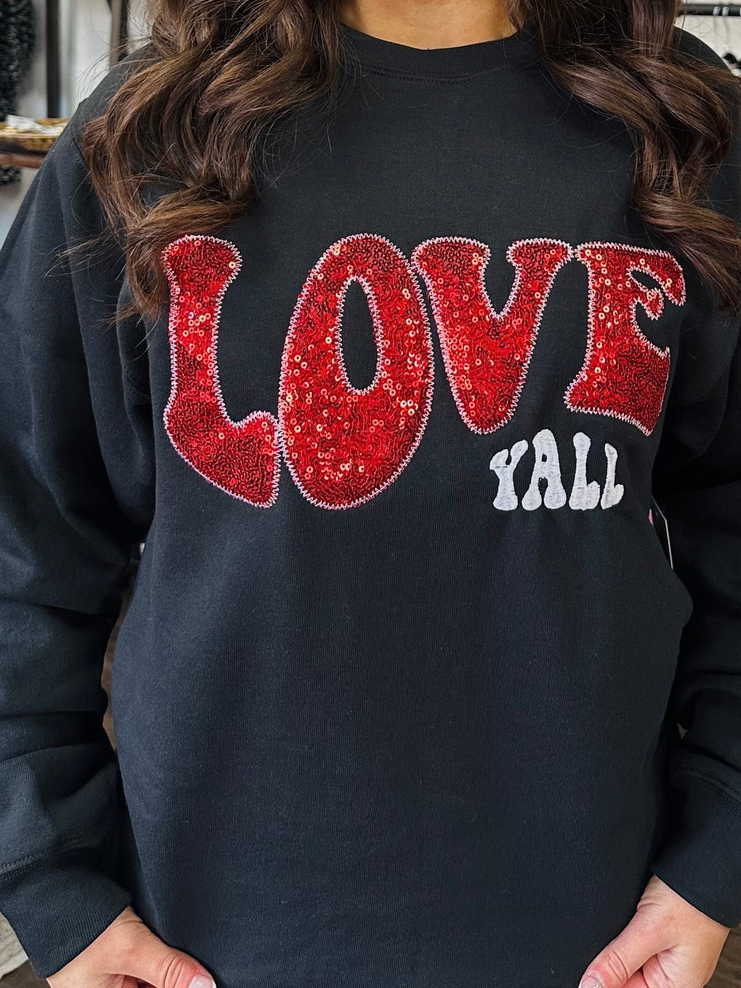 Love Y'all Valentine Sweatshirt