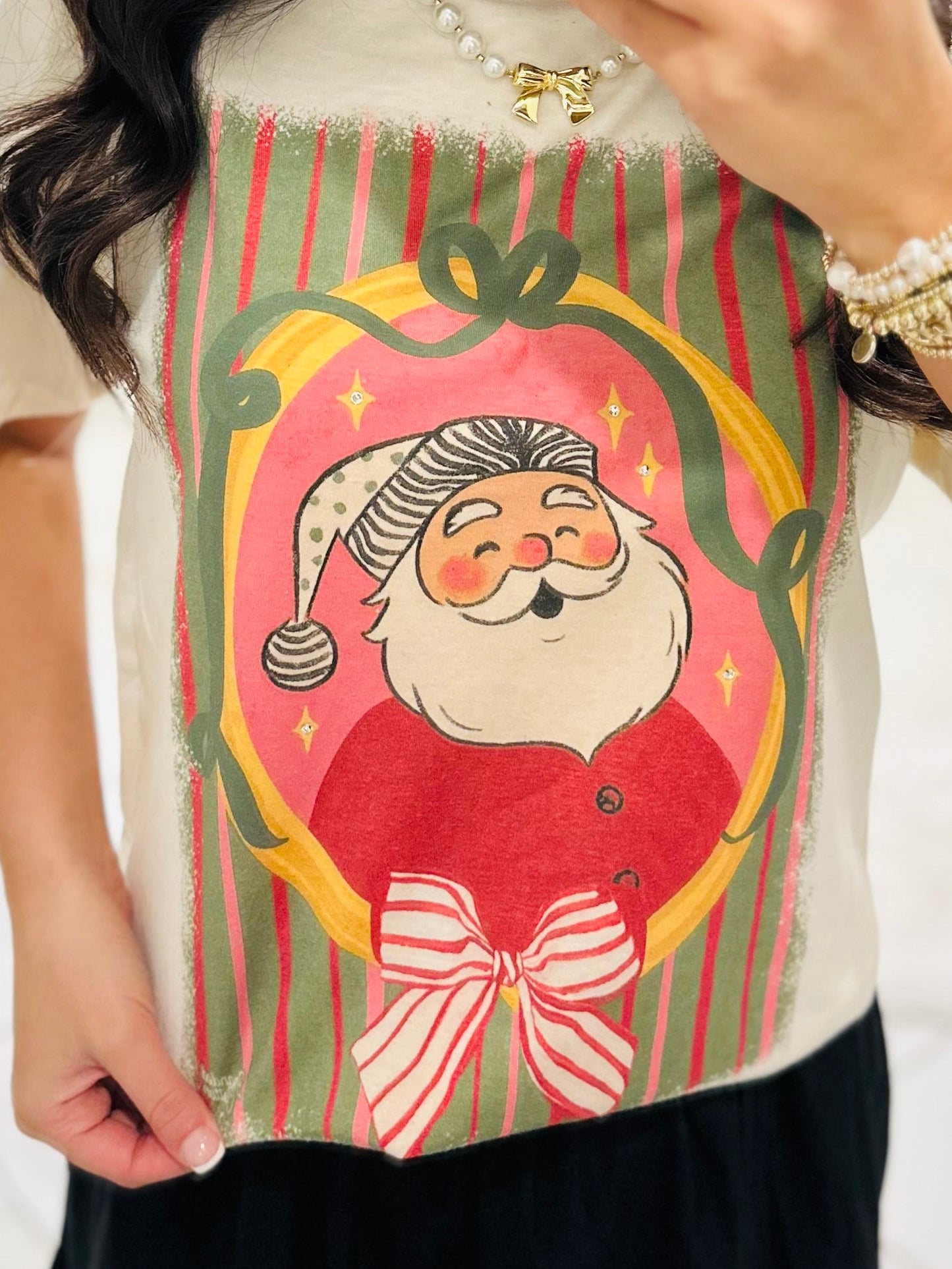 The Retro Santa Christmas Tee