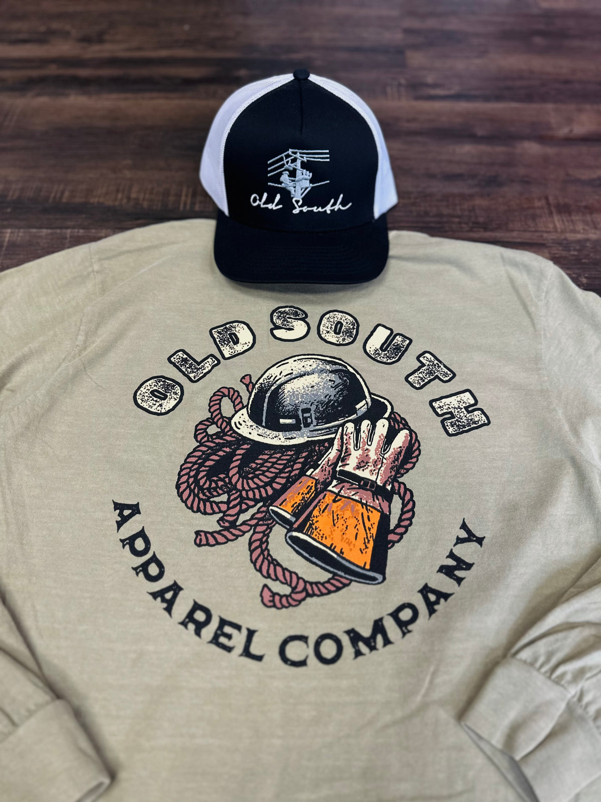 Lineman Electrical Gloves Long Sleeve Tee
