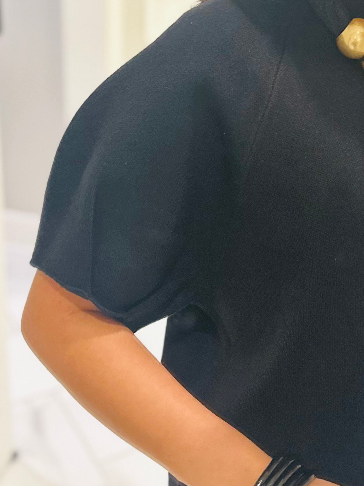 The Melanie Black Sweater Top